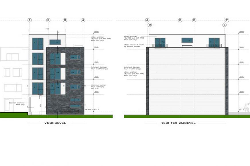 Nieuwbouw 12 studio's